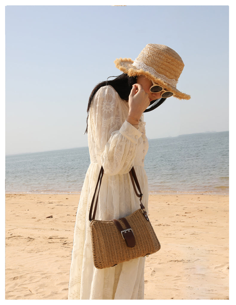 Versatile One Shoulder Handmade Woven Bag For Women
