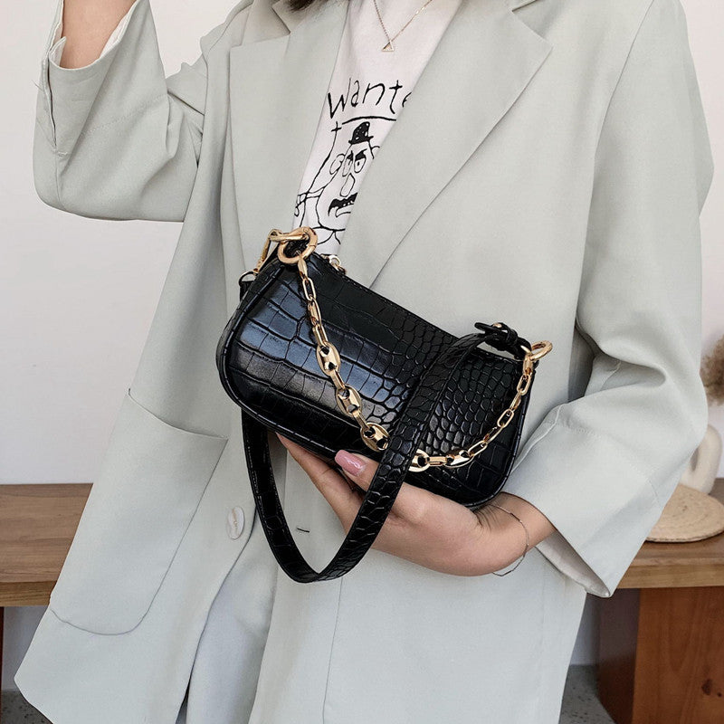 One shoulder armpit bag for women