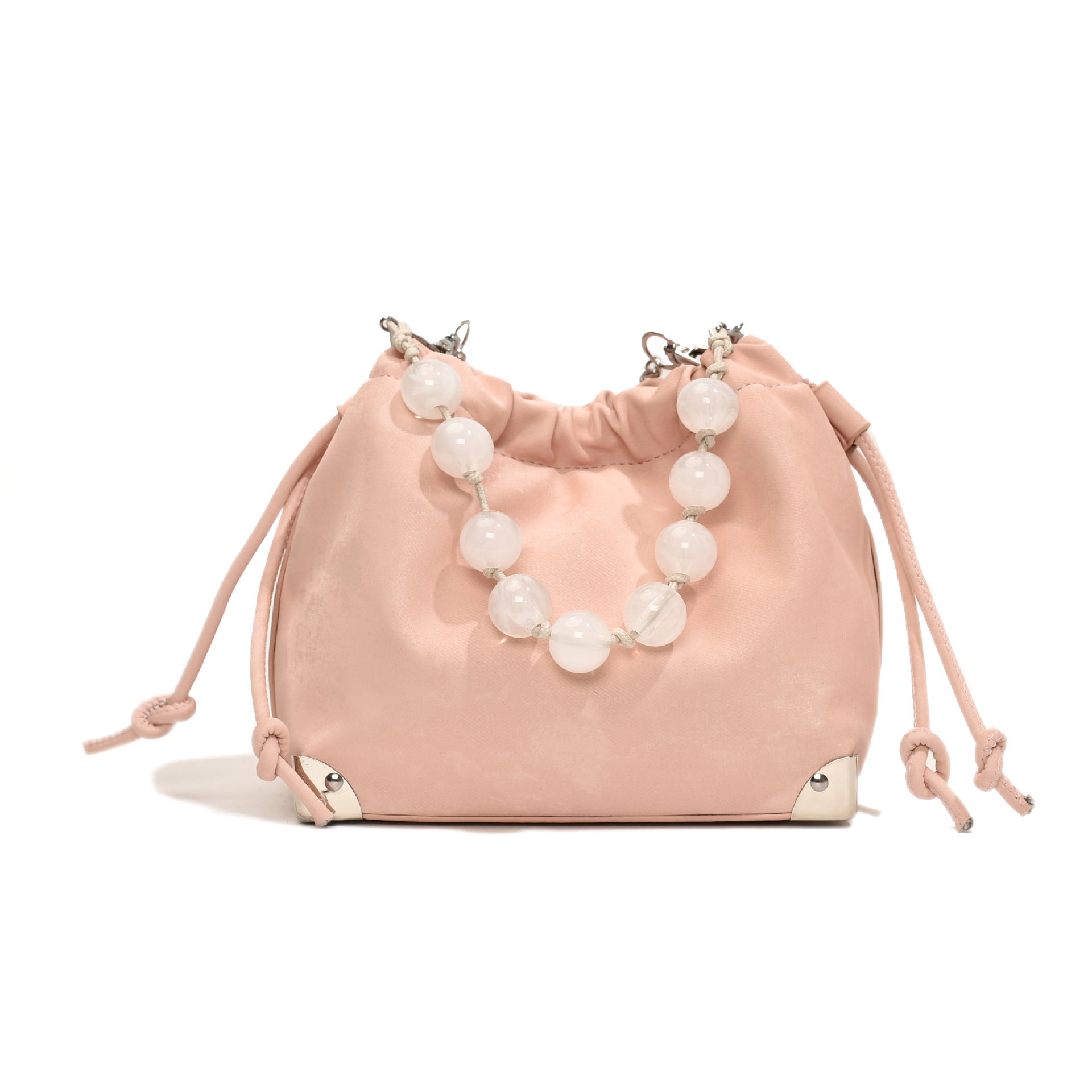 Simple Portable Chain Bucket Bag For Women