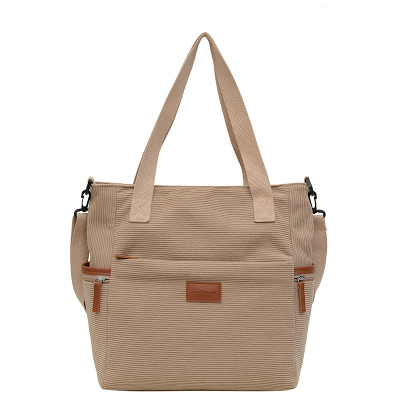 Fashion New Corduroy Tote Bag For Women