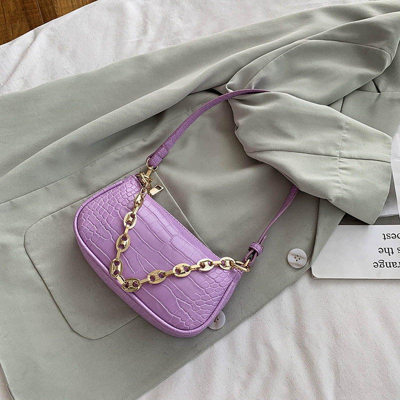 One shoulder armpit bag for women