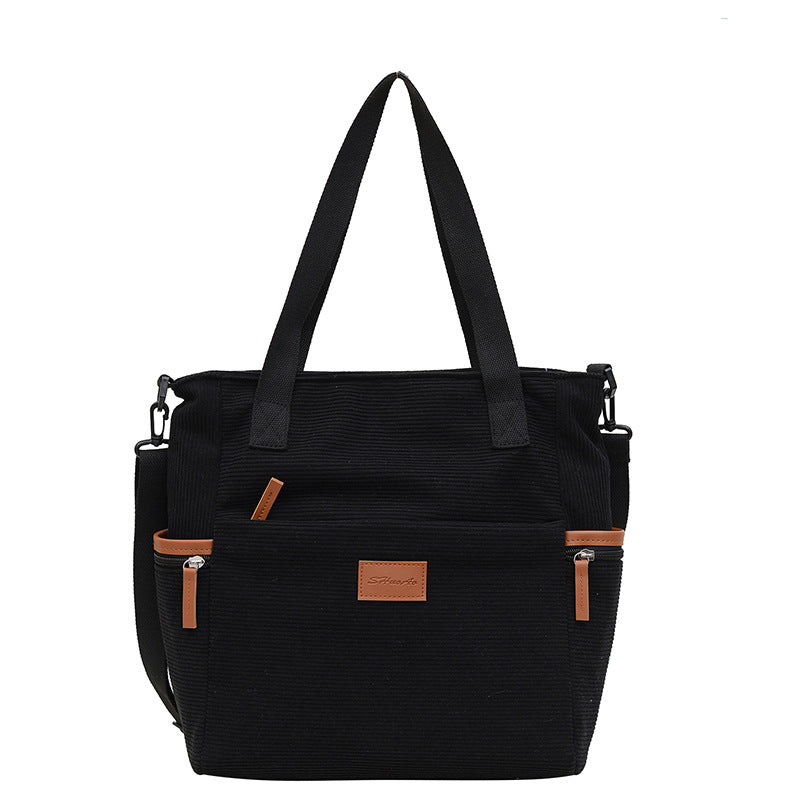 Fashion New Corduroy Tote Bag For Women