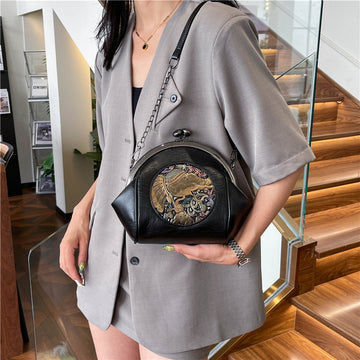 Western Style Underarm Clip Bag Shoulder Messenger Bag For Women