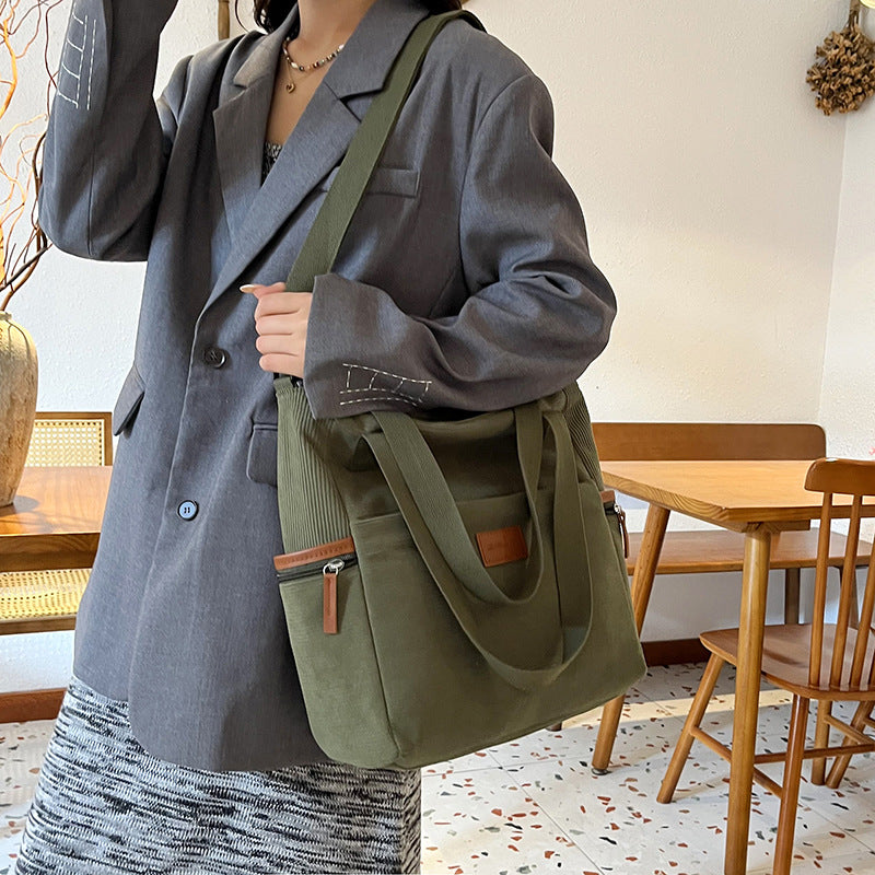 Fashion New Corduroy Tote Bag For Women