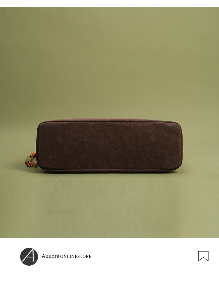 Simple Retro Large-capacity Shoulder Bag For Women