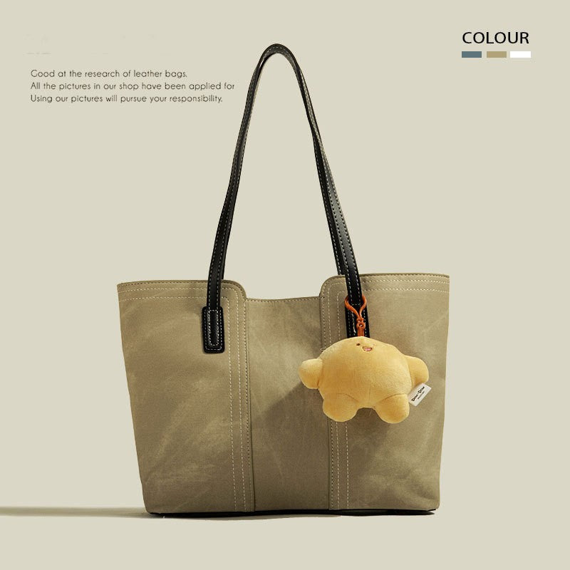 Large Capacity Ink-dyed Tote Bag For Women Leisure Commute