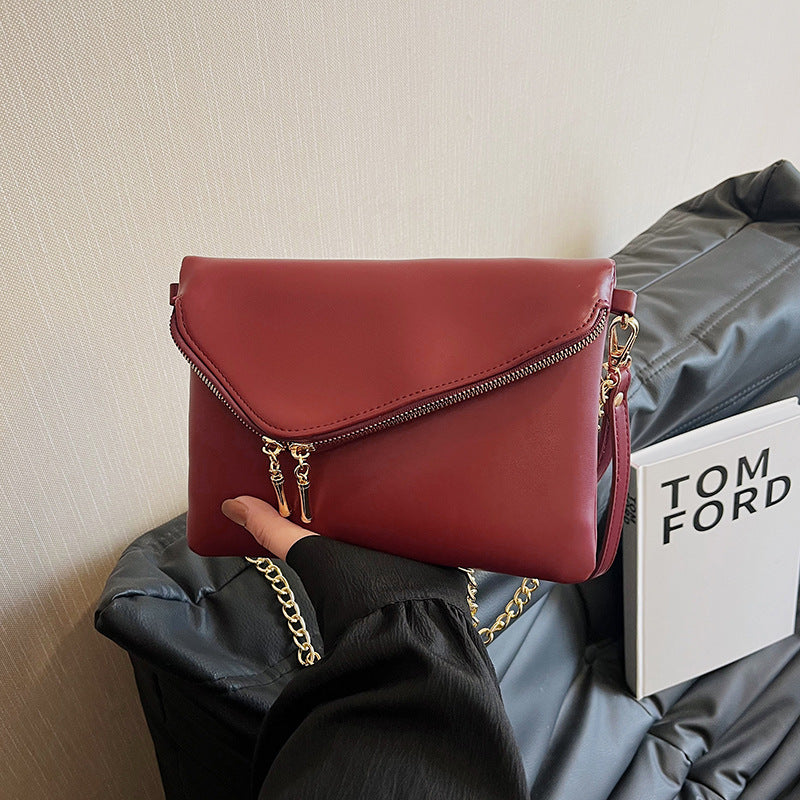 Chain One Shoulder Zipper New Bag For Women