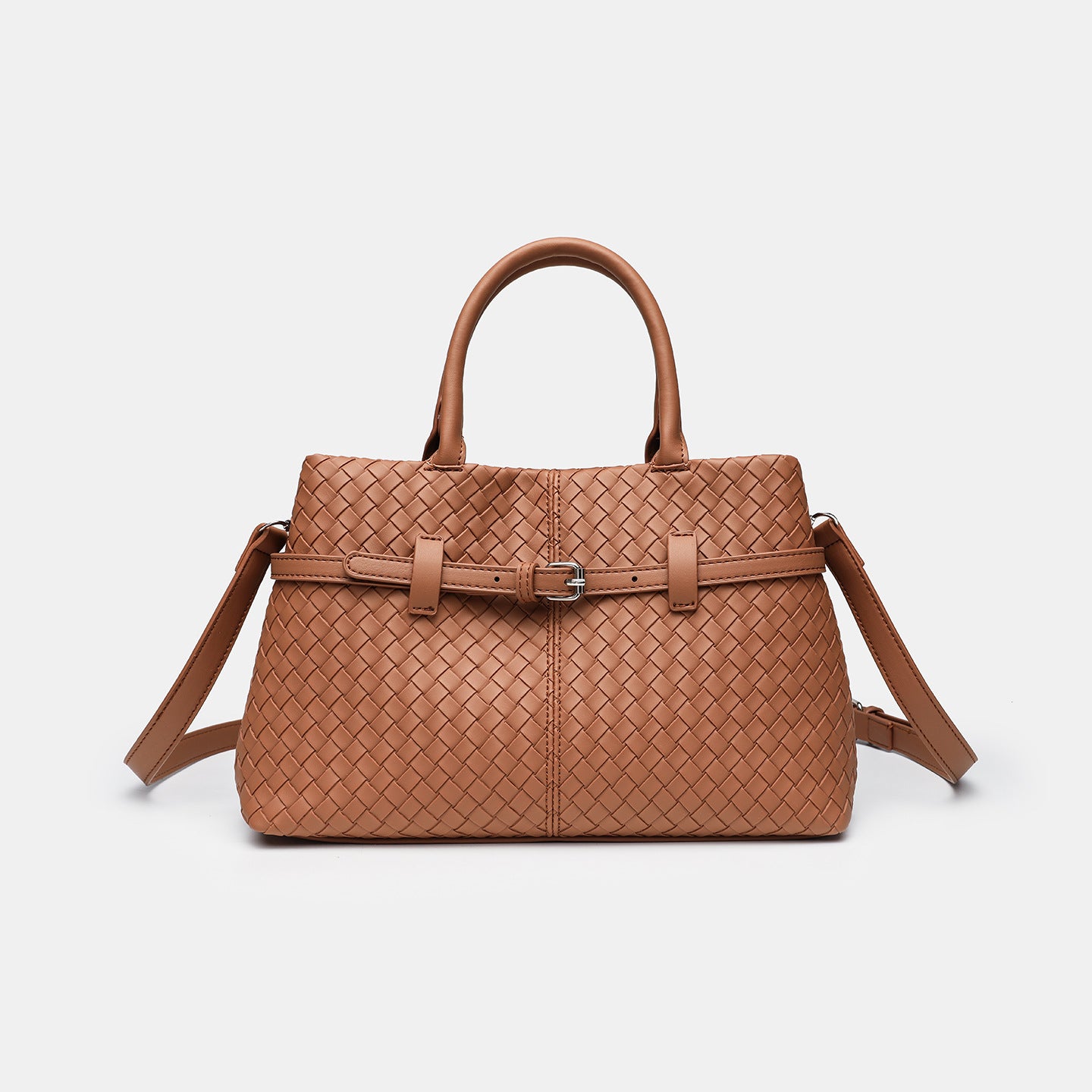 Simple Commute Large Capacity New Woven Pattern Bag For Women