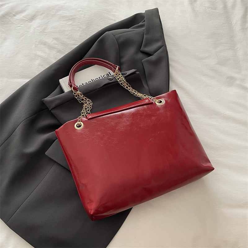 Large Capacity Chain Shoulder Bag For Women
