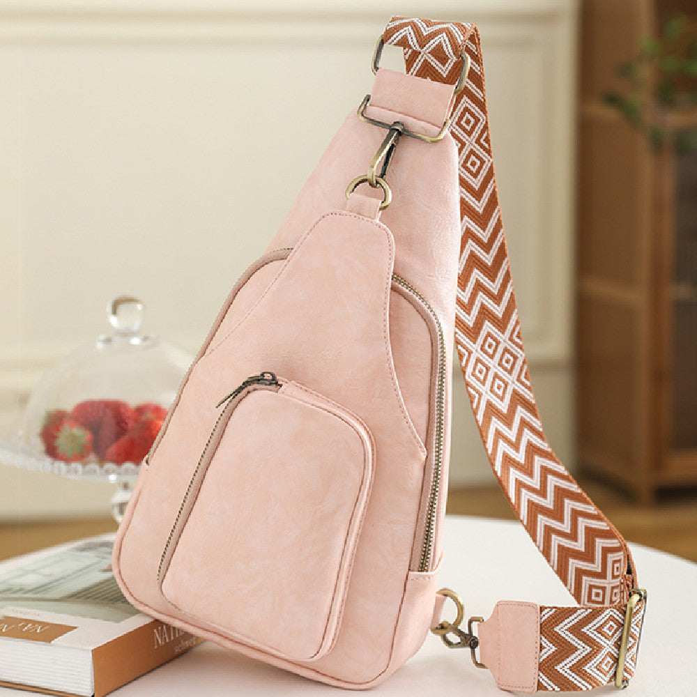 Fashion Retro PU Messenger Bag For Women
