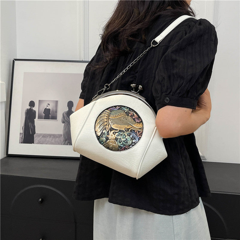 Western Style Underarm Clip Bag Shoulder Messenger Bag For Women