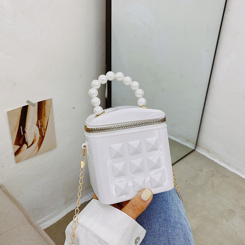 Handheld Pearl Chain Bag Slung For Women