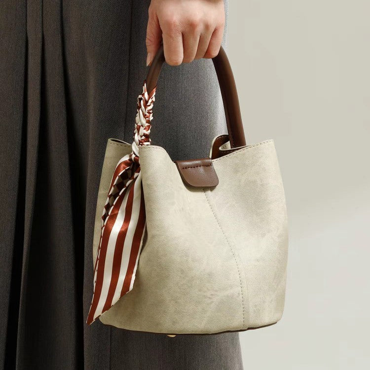 Simple Portable Bucket Bag For Women Summer New